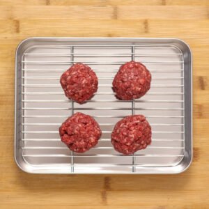 Smashed burger balls